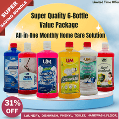 Super Quality 6 - Bottle Value Package All - in - One Monthly Home Care Solution - Unity Market