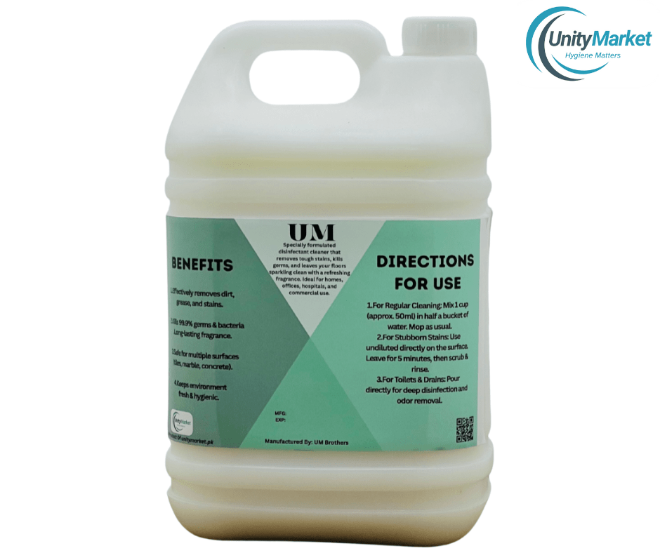 UM Phenyl Sweeping Liquid 5 Litre– Kill Germs & Long - Lasting Freshness - Unity Market
