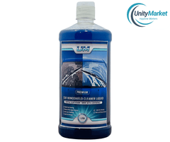 UM Car Windshield Cleaner Liquid 1 Litre – Crystal Clear, Streak - Free, Anti - Glare - Unity Market