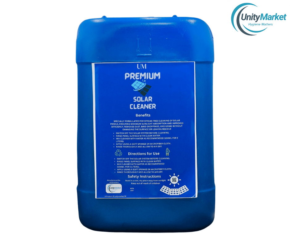 UM Solar Panel Cleaner 25 Litre– Scratch - Free & High Efficiency - Unity Market