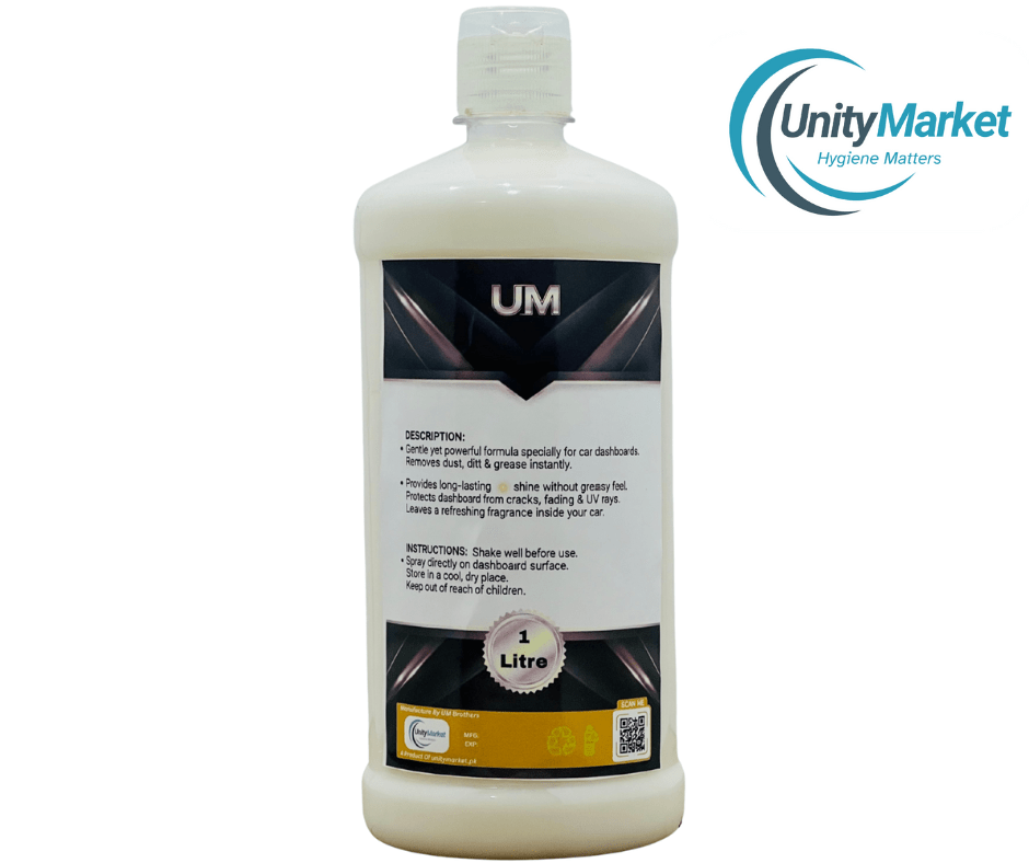 UM Ultra Shine Car Dashboard Polish 1 Litre – Best Car Dashboard Polish in Pakistan | Shine & UV Protection - Unity Market
