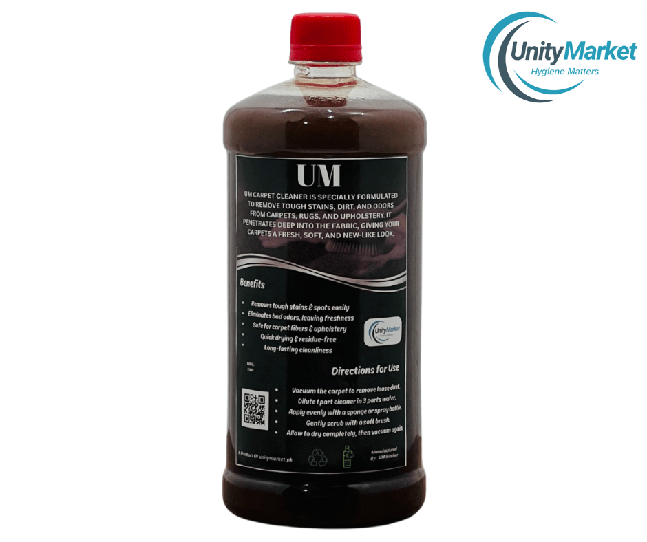 UM Carpet Cleaner 1 Litre – Tough Stain Remover & Fresh Look - Unity Market