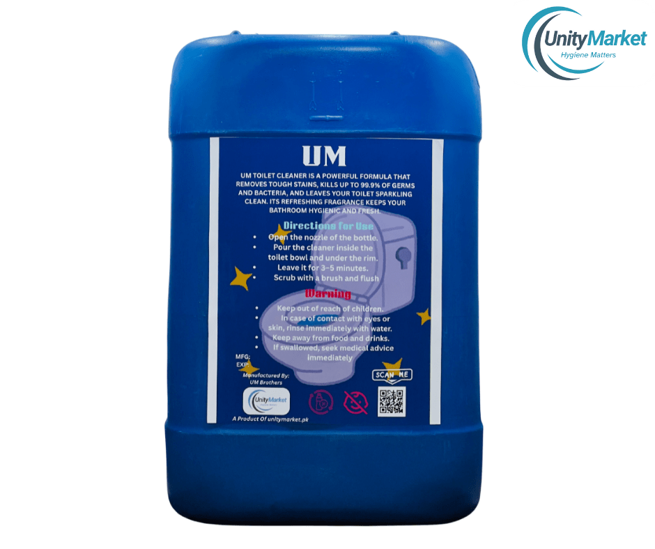UM Toilet Cleaner 25 Litre– Sparkling Clean & Hygienic Protection - Unity Market
