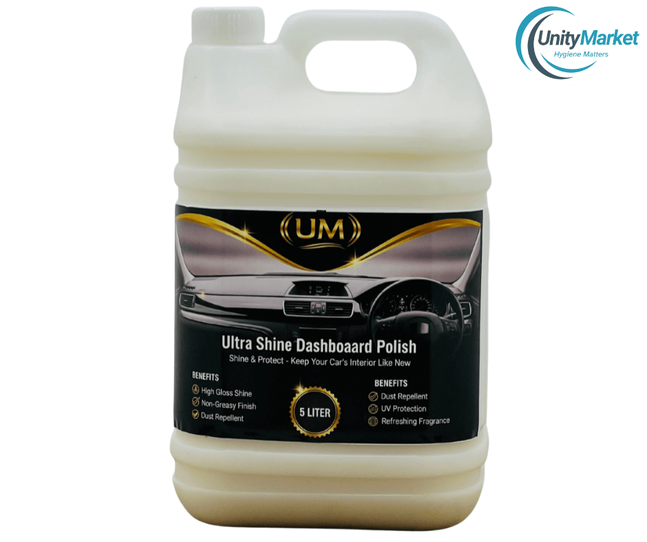 UM Ultra Shine Car Dashboard Polish 5 Litre – Best Car Dashboard Polish in Pakistan | Shine & UV Protection - Unity Market