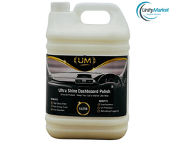 UM Ultra Shine Car Dashboard Polish 5 Litre – Best Car Dashboard Polish in Pakistan | Shine & UV Protection - Unity Market