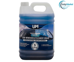 UM Car Windshield Cleaner Liquid 5 Litre – Crystal Clear, Streak - Free, Anti - Glare - Unity Market