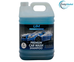 UM Premium Car Wash Shampoo 5 Litre – Scratch - Free & Foam Booster | Glossy Shine - Unity Market