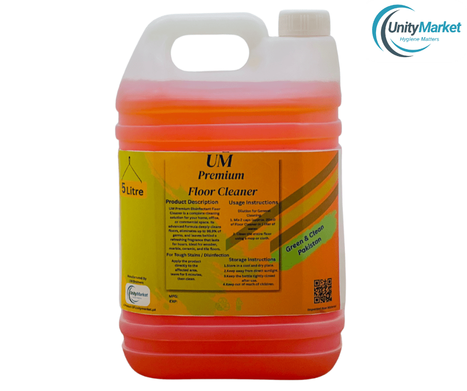 UM Premium Disinfectant Floor Cleaner 5 Litre – Deep Clean & Long - Lasting Freshness - Unity Market
