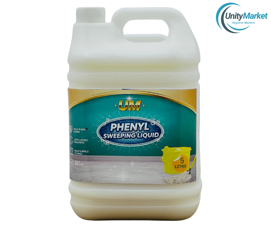 UM Phenyl Sweeping Liquid 5 Litre– Kill Germs & Long - Lasting Freshness - Unity Market