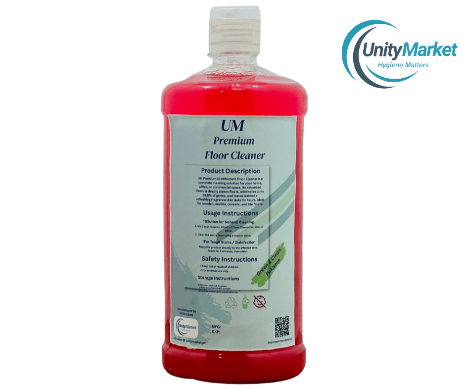 UM Premium Disinfectant Floor Cleaner 1 Litre – Deep Clean & Long - Lasting Freshness - Unity Market