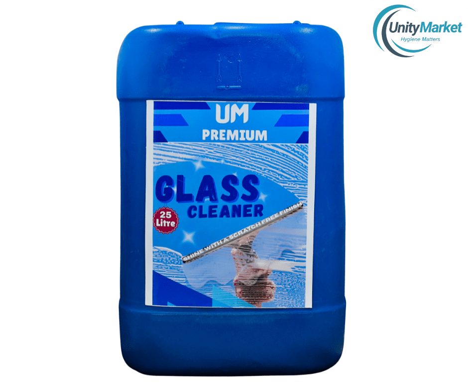 UM Premium Glass Cleaner 25 Litre– Streak - Free Crystal Shine | Car & Home Use - Unity Market