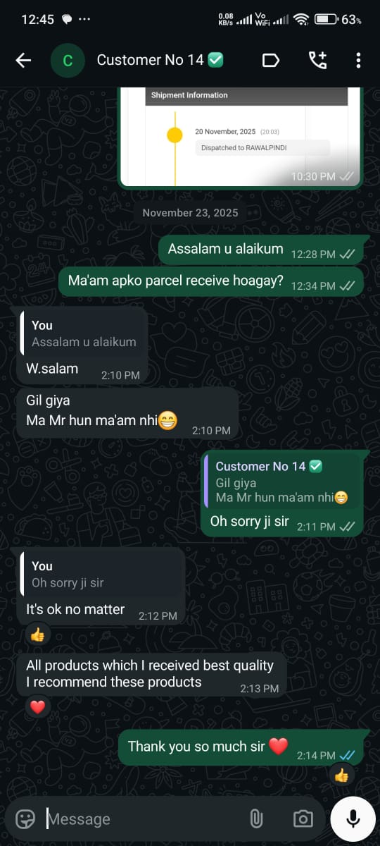 Customer review 1