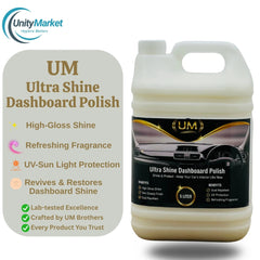 UM Ultra Shine Car Dashboard Polish 5 Litre – Best Car Dashboard Polish in Pakistan | Shine & UV Protection